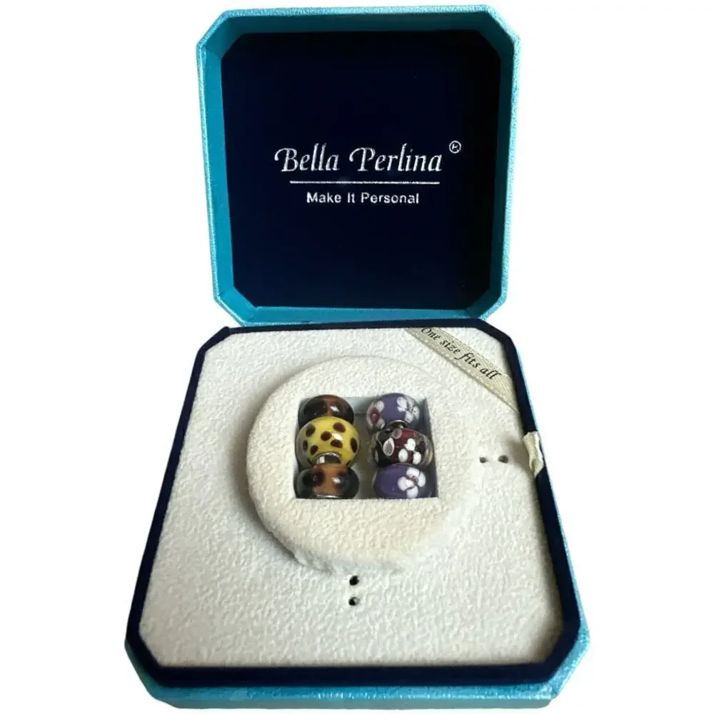 Bella Perlina Charms Jewelry 6 Piece Set